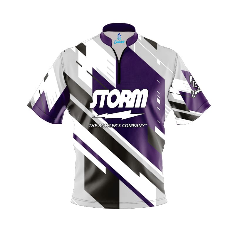Storm Mid Lane Quick Ship CoolWick Sash Zip Bowling Jersey Questions & Answers