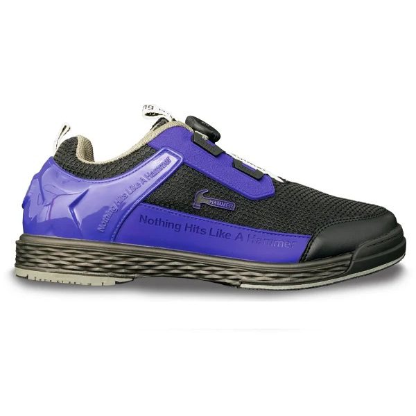 Hammer Men's Power Diesel Black Purple Right Hand Bowling Shoes Questions & Answers