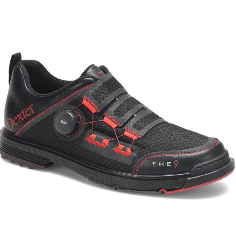 Dexter Mens The 9 Stryker Black Red Wide Bowling Shoes Questions & Answers