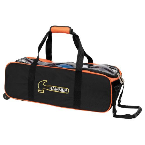 does the Hammer Triple Tote Orange Black Bowling bag weigh 5 lbs(80 ounces ) or 128 ounces