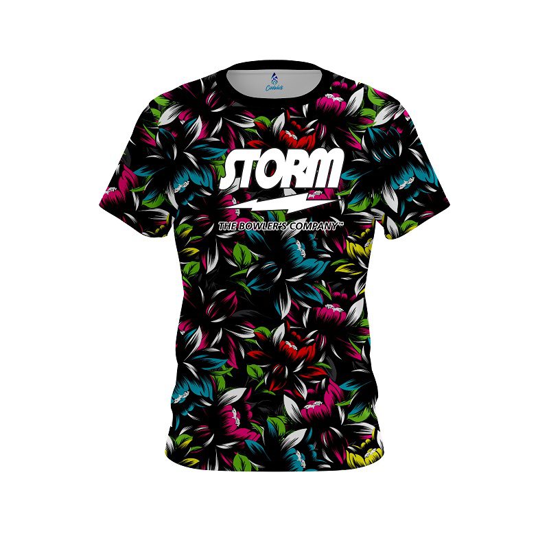 Storm Flower Bloom CoolWick Bowling Jersey Questions & Answers