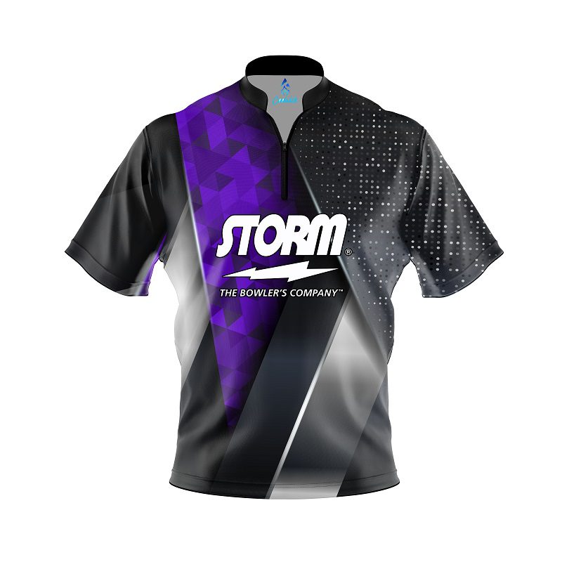 Storm Purple Aspirations Quick Ship CoolWick Sash Zip Bowling Jersey Questions & Answers