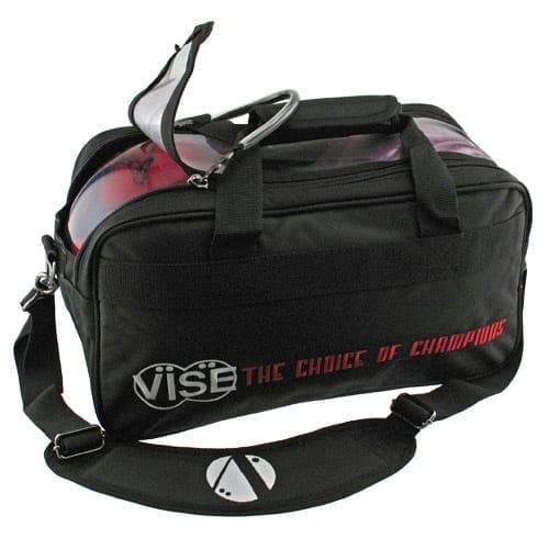 Vise 2 Ball Clear Top Bowling Bag Black Questions & Answers