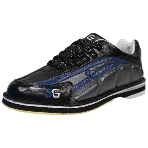3G Tour Ultra Black/Blue Right Handed Interchangeable Mens Bowling Shoes 