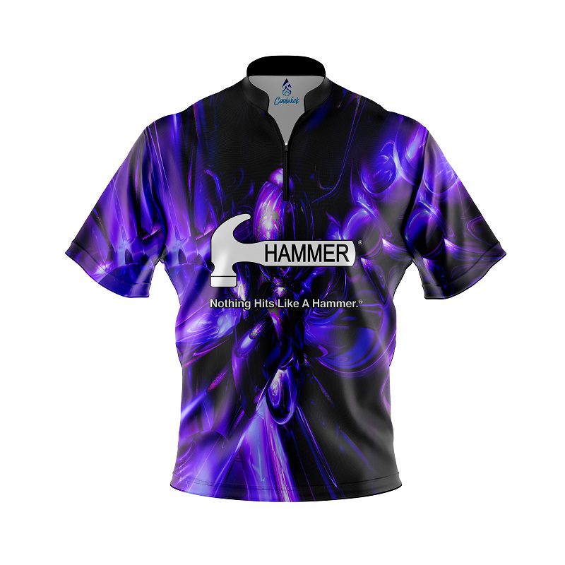 Hammer Liquid Plasma Purple Quick Ship CoolWick Sash Zip Bowling Jersey Questions & Answers