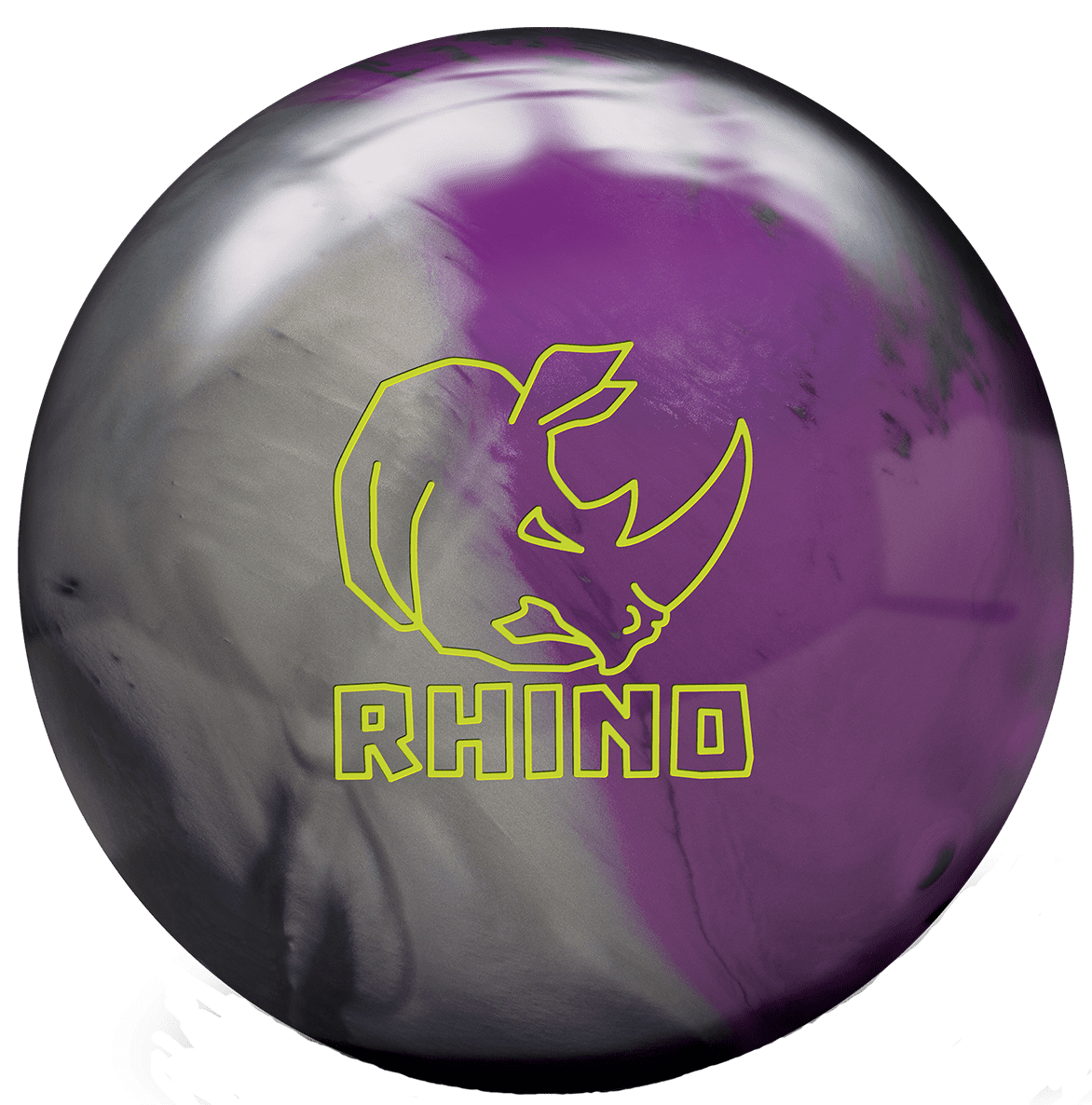 Brunswick Rhino Charcoal Silver Violet Bowling Ball Questions & Answers