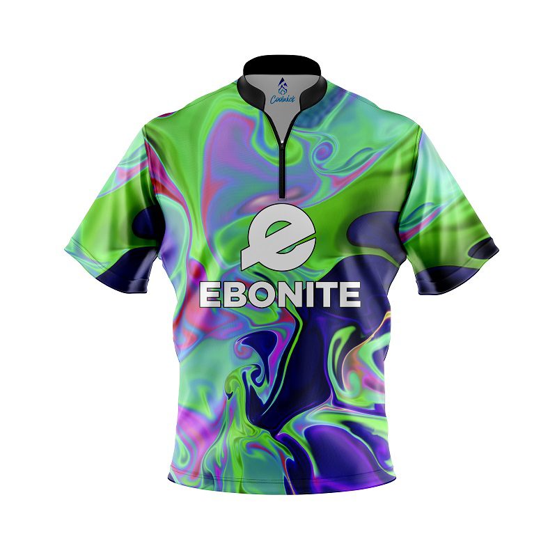 Ebonite Trippy Quick Ship CoolWick Sash Zip Bowling Jersey Questions & Answers