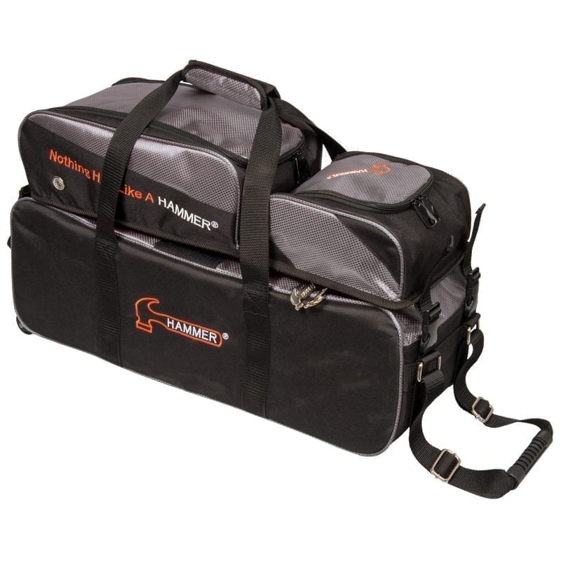 Hammer Triple Tote Carbon 3 Ball Roller Bowling Bag With Pouch Questions & Answers