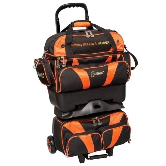 Hammer Premium 4 Ball Stackable Bag Black Orange Bowling Bag Questions & Answers