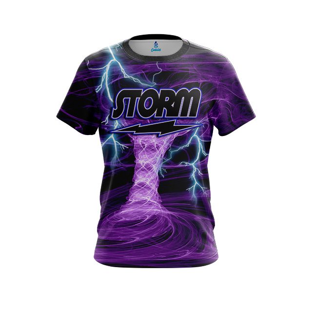 Storm Electrical Tornado Purple CoolWick Bowling Jersey Questions & Answers