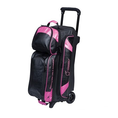 Hammer Premium 3 Ball Roller Black Pink Bowling Bag Questions & Answers
