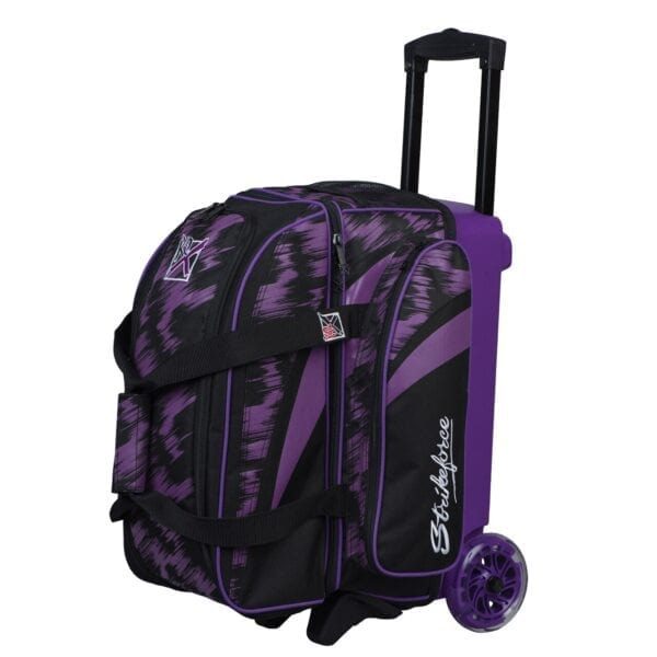 KR Cruiser 2 Ball Double Roller Scratch Purple Bowling Bag Questions & Answers