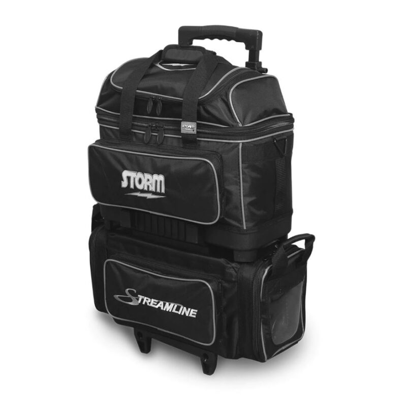 Storm Streamline 4 Ball Roller Black Silver Bowling Bag Questions & Answers