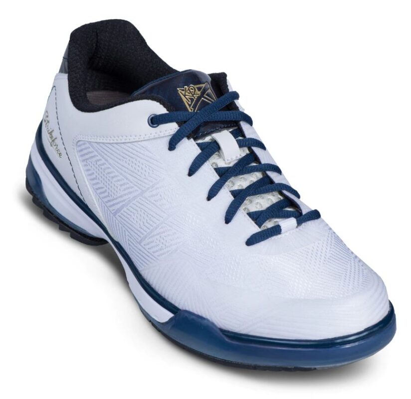 KR Strikeforce Rage White Navy Right Hand Men's Bowling Shoes Questions & Answers