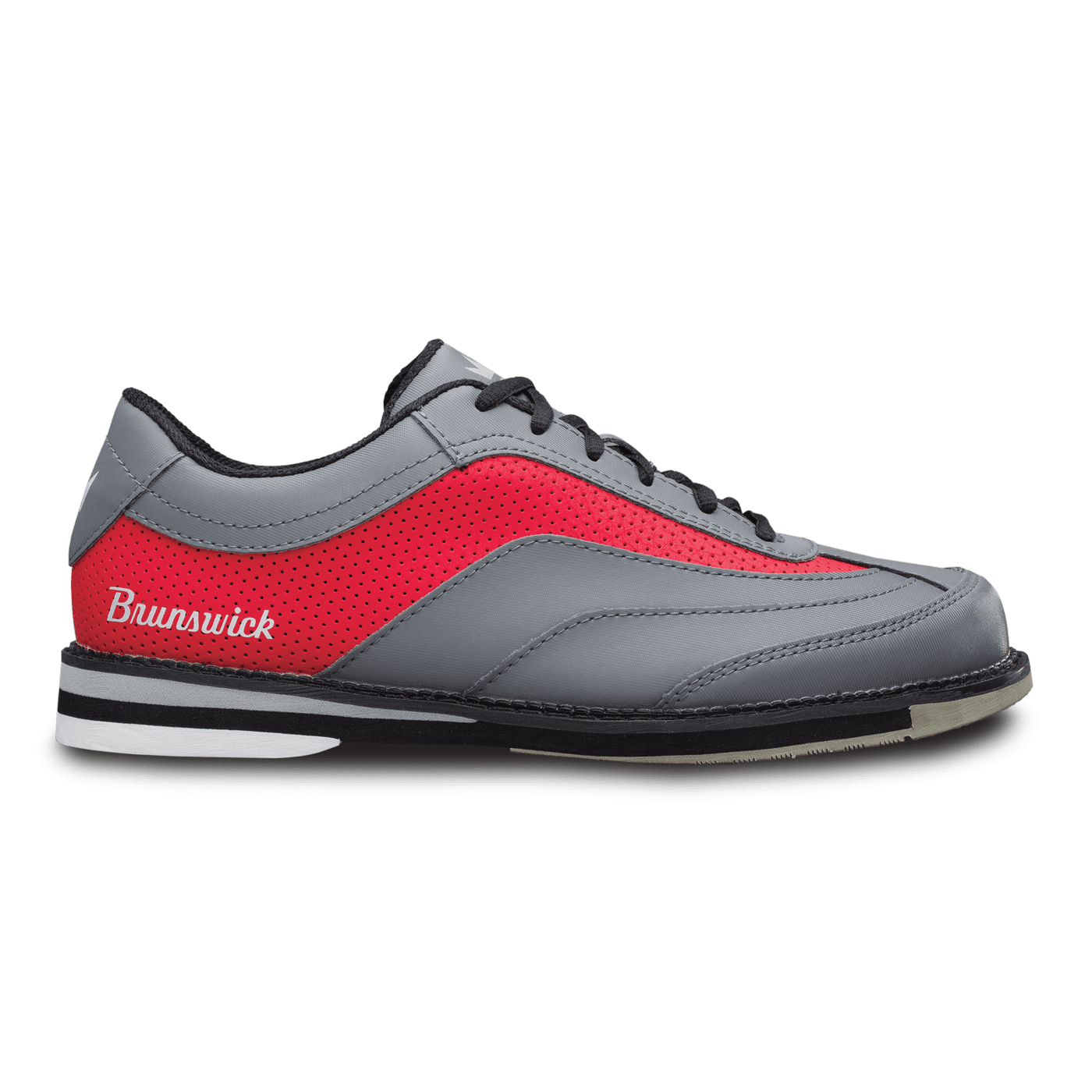 Brunswick Rampage Grey Red Men's Right Handed Bowling Shoes Questions & Answers