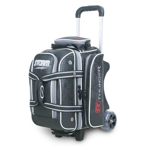 Storm Rolling Thunder 2 Ball Roller Signature Black Diamond Bowling Bag Questions & Answers