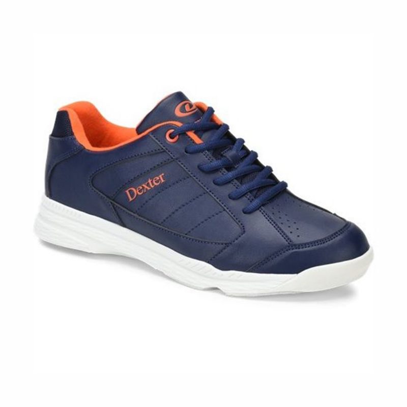 Dexter Mens Ricky IV Orange Navy Universal Bowling Shoes Questions & Answers
