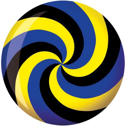 Brunswick Spiral Yellow Blue Black Bowling Ball Questions & Answers