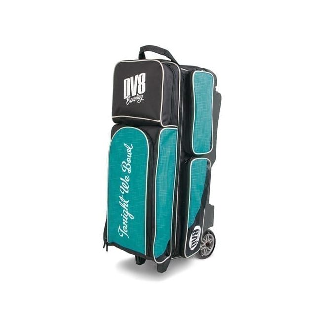 DV8 Circuit 3 Ball Roller Premium Bowling Bag Teal Questions & Answers