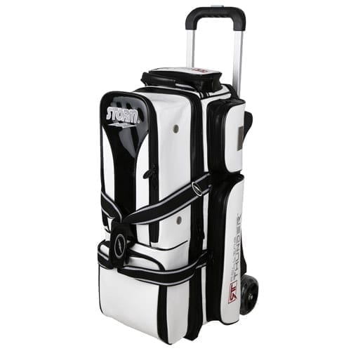 Storm 3 Ball Rolling Thunder Black White Signature Bowling Bag Questions & Answers