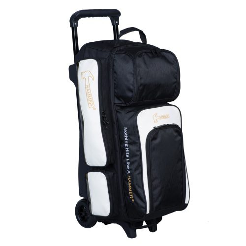 Hammer Vibe 3 Ball Triple Roller Black White Bowling Bag Questions & Answers