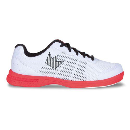 Can left handed bowlers use the Brunswick Fuze Men's White Red Bowling Shoes