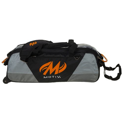 What is the weight of the Motiv Ballistix Triple Tote Black Orange Bowling Bag
