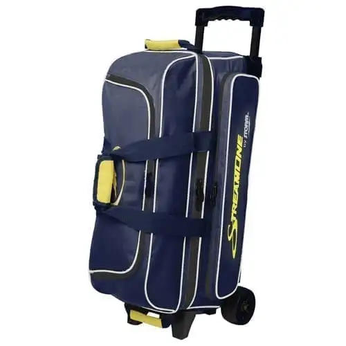 Storm 3 Ball Streamline Bowling Bag Navy Gray Yellow Questions & Answers