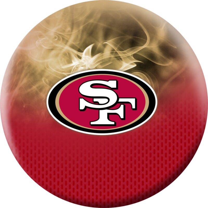 OTB NFL San Francisco 49ers On Fire Bowling Ball Questions & Answers