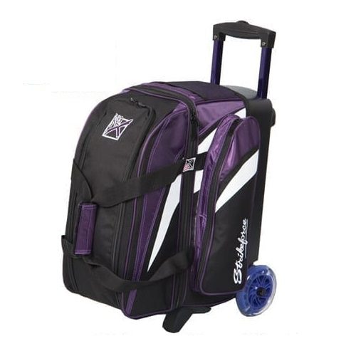 KR Cruiser 2 Ball Double Roller Purple Black White Bowling Bag Questions & Answers