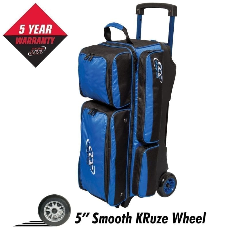 Columbia 300 Icon 3 Ball Triple Roller Royal Blue Bowling Bag Questions & Answers