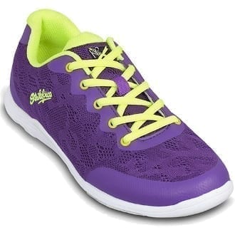 KR Strikeforce Lace Purple Yellow Women's Universal Bowling Shoes Questions & Answers