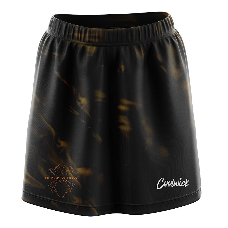 Black Widow Black And Gold CoolWick Bowling Skort Questions & Answers