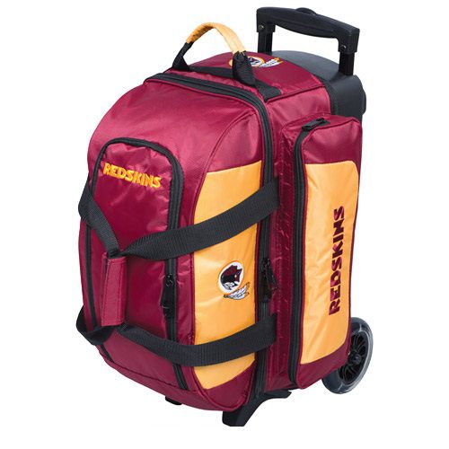 KR NFL 2 Ball Double Roller Washington Redskins Bowling Bag Questions & Answers