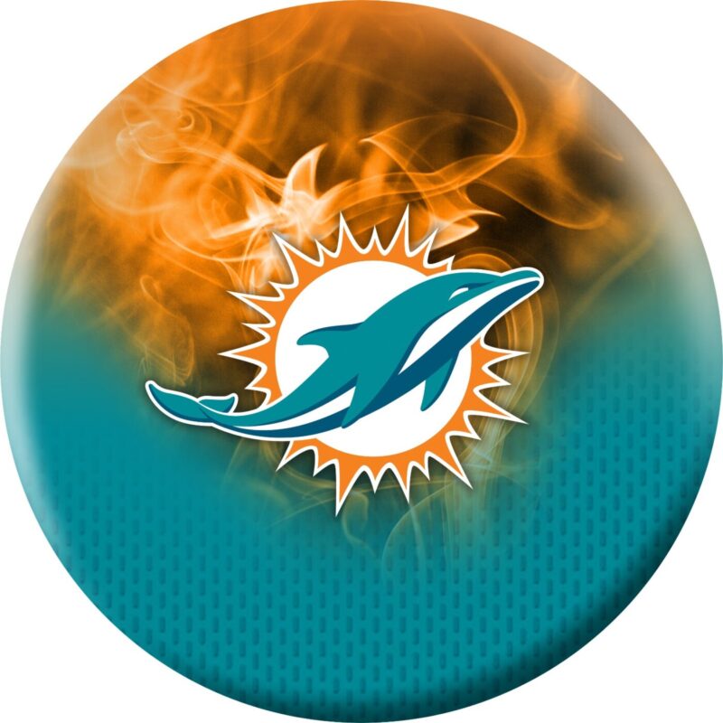 OTB NFL Miami Dolphins On Fire Bowling Ball Questions & Answers