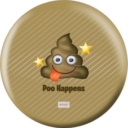 OTB Emoji Poo Happens Bowling Ball Questions & Answers