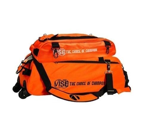 Vise 3 Ball Triple Tote With Shoe Pouch Orange Bowling Bag Questions & Answers