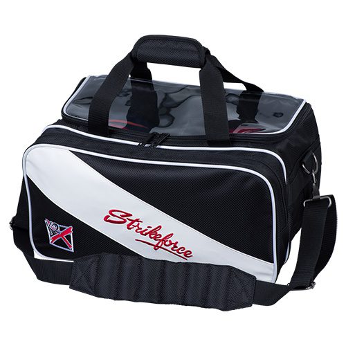 KR Fast Black White 2 Ball Double Tote With Shoe Pocket Bowling Bag Questions & Answers