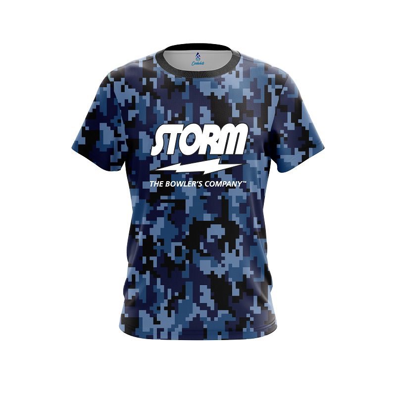 Storm Digital Camo Blue CoolWick Bowling Jersey Questions & Answers
