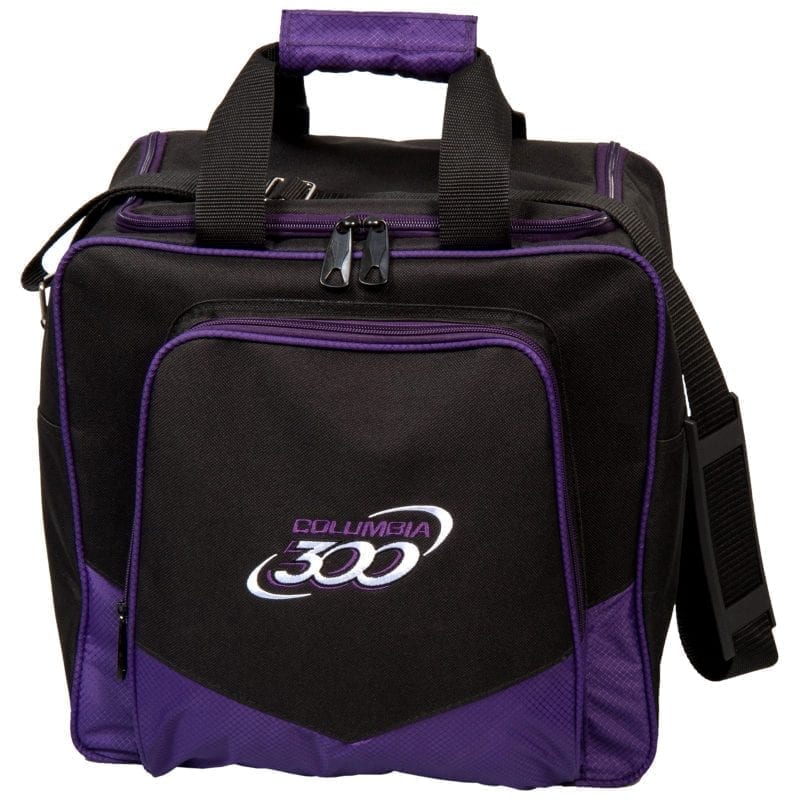 Columbia 300 White Dot Single Tote Purple Bowling Bag Questions & Answers