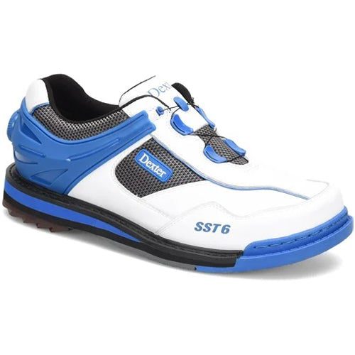Dexter SST 6 Hybrid BOA White Blue Men's Right Hand Wide Bowling Shoes Questions & Answers