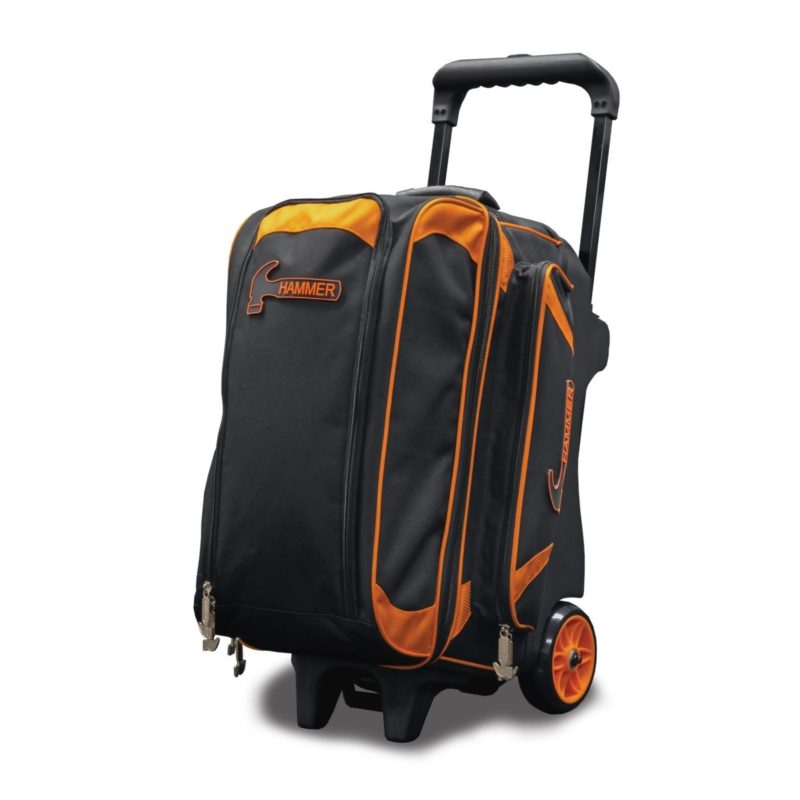 Hammer Premium Black Orange 2 Ball Double Roller Bowling Bag Questions & Answers
