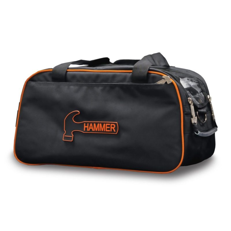 Hammer Premium Orange Black Double Tote 2 Ball Bowling Bag Questions & Answers