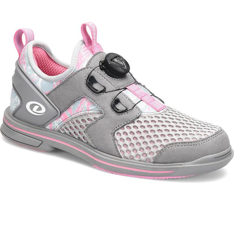 does the Dexter Pro BOA Women's Grey Pink Right Hand Bowling Shoes run wide