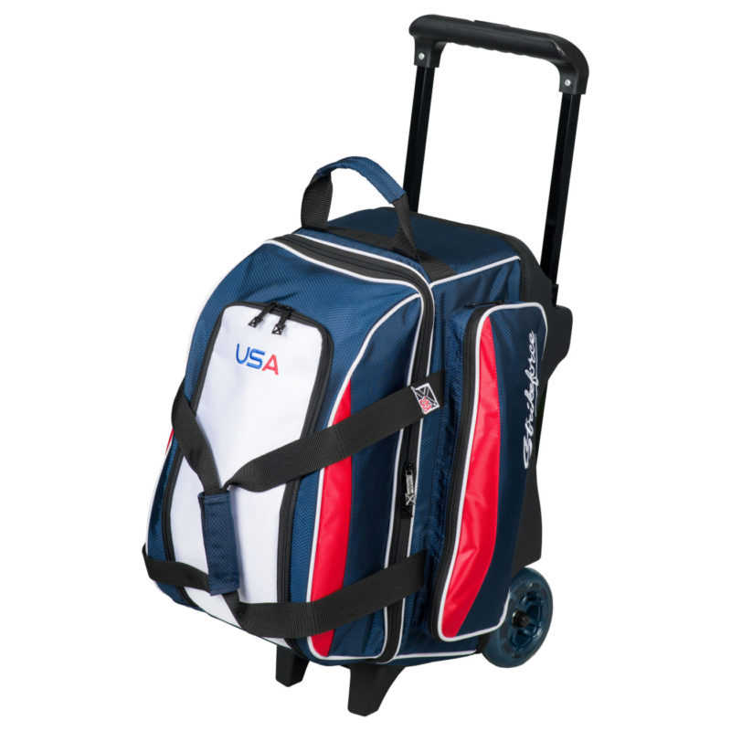 KR Strikeforce Konvoy 2 Ball Double Roller USA Bowling Bag Questions & Answers