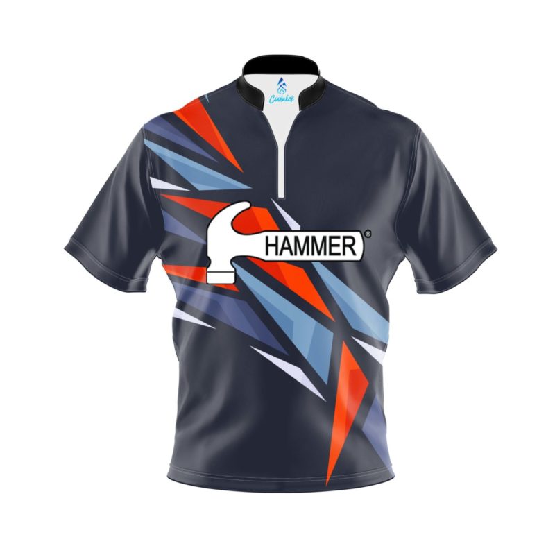 Hammer Sport Triangle Quick Ship CoolWick Sash Zip Bowling Jersey Questions & Answers