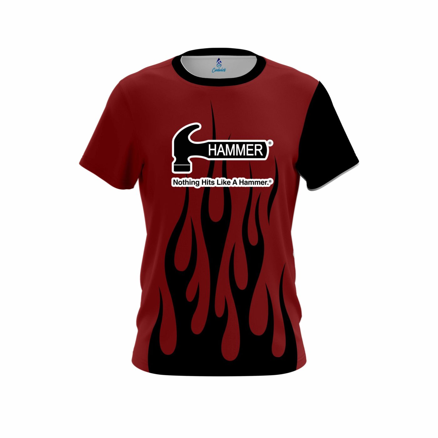 Hammer Red Brick Flaming CoolWick Bowling Jersey Questions & Answers