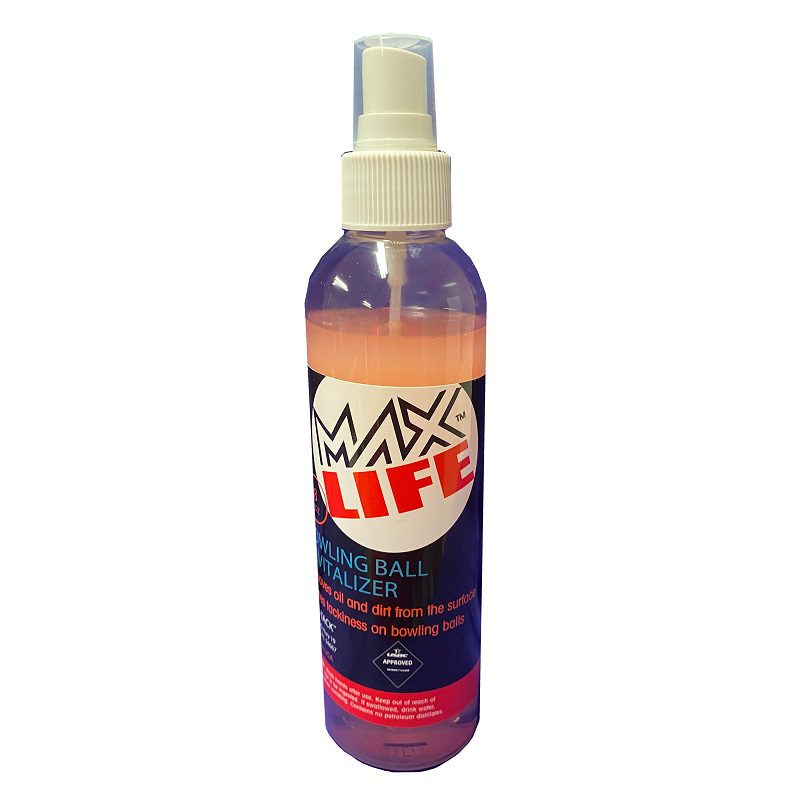 Max Life Bowling Ball Coverstock Cleaner 8 oz Questions & Answers