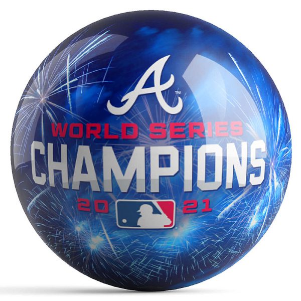 OTB MLB Atlanta Braves World Series Champions Logo Bowling Ball Questions & Answers