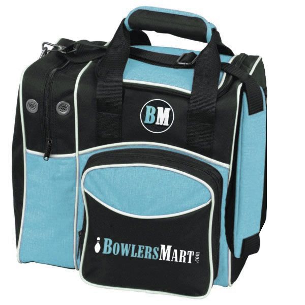 BowlersMart Curve 1 Ball Single Tote Black Teal Bowling Bag Questions & Answers